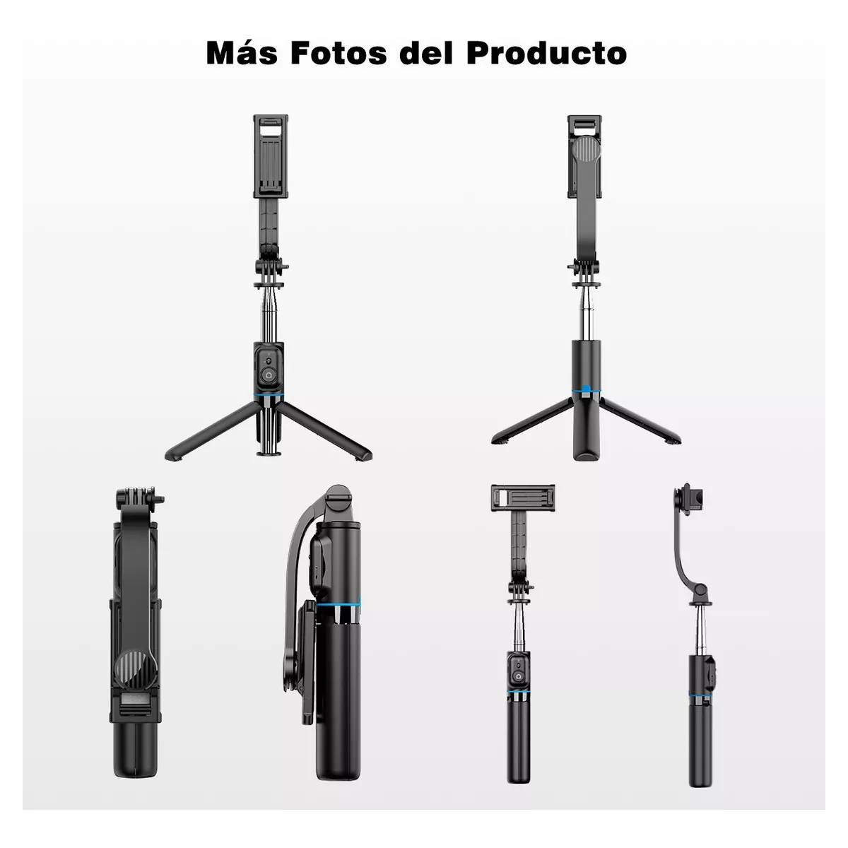 Foto 3 pulgar | Palo Para Selfis Trípode Bluetooth Eo Safe Imports Esi-6782 Negro