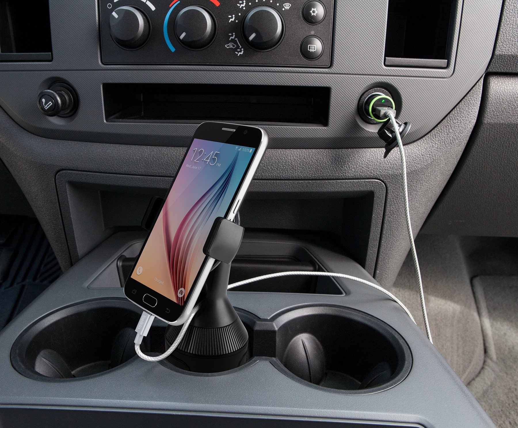 Foto 8 pulgar | Soporte De Copa De Coche Belkin Para Teléfono, Color Negro - Venta Internacional.