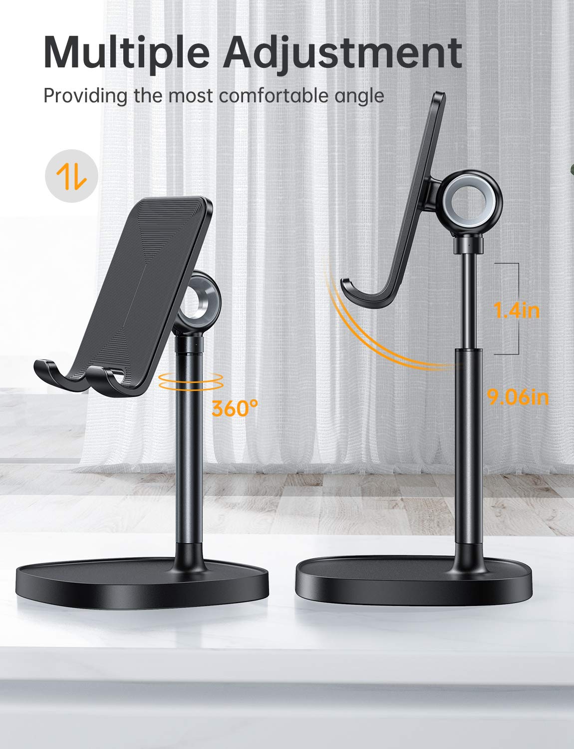 Foto 3 pulgar | Soporte De Teléfono Portátil Lisen Con Ángulo Ajustable Para Iphone 15 - Venta Internacional.