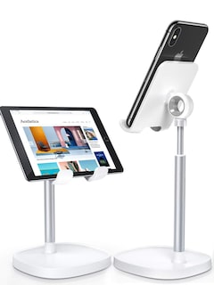 Foto 1 | Soporte Para Teléfono Móvil Lisen, Ángulo De Altura Ajustable, Blanco - Venta Internacional.