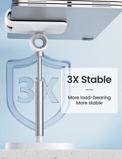 Foto 6 | Soporte Para Teléfono Móvil Lisen, Ángulo De Altura Ajustable, Blanco - Venta Internacional.