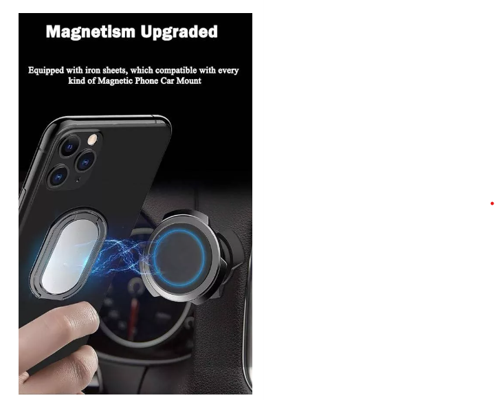 Foto 5 pulgar | Plegable Y Ajustable Soporte De Anillo Para Teléfono Celular Wünd