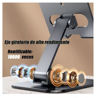 Foto 5 | Soporte Ajustable De Aluminio Para Teléfono/tablet/consola Gris