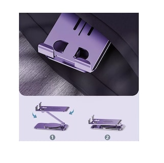 Foto 2 | Soporte Ajustable De Aluminio Para Teléfono/tablet/consola Violeta