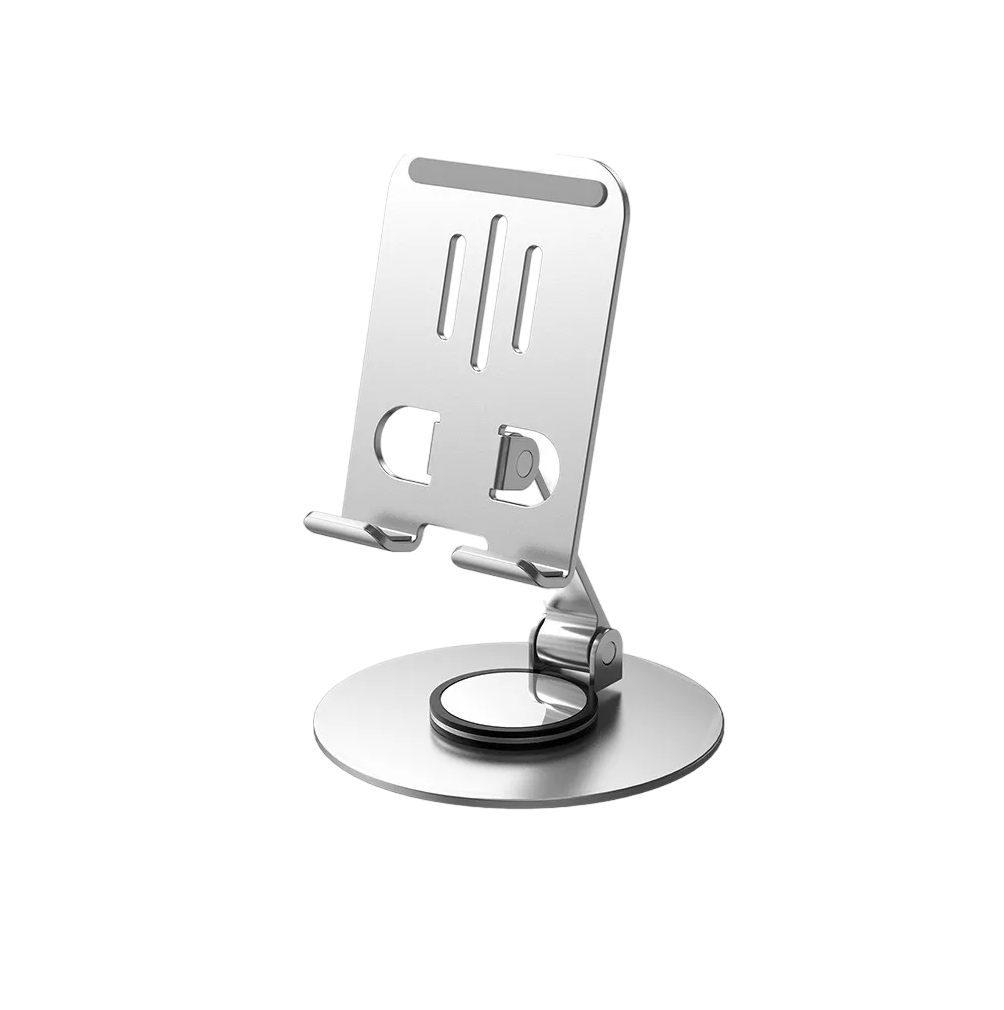 Foto 2 pulgar | Soporte Ajustable De Aluminio Para Teléfono/tablet/consola Plata