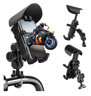 Foto 3 | Soporte Portacelular Antirrobo Lab.G para Motocicleta Amortiguador Negro