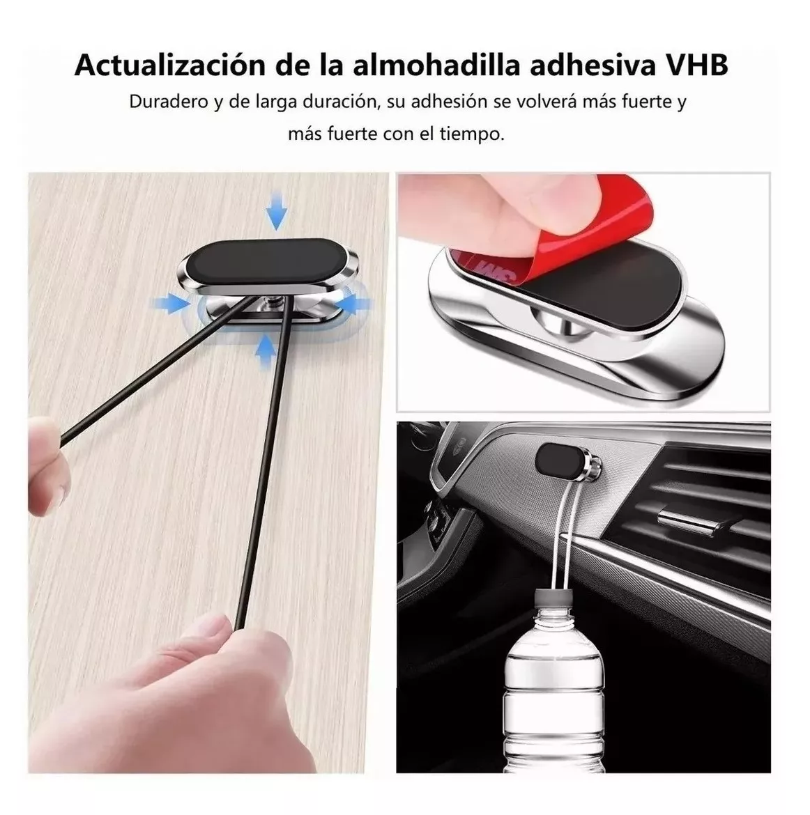 Foto 4 pulgar | Soporte Magnético de Celular para Auto con Potentes Imanes y Rotación de 360 Grados 2 Piezas