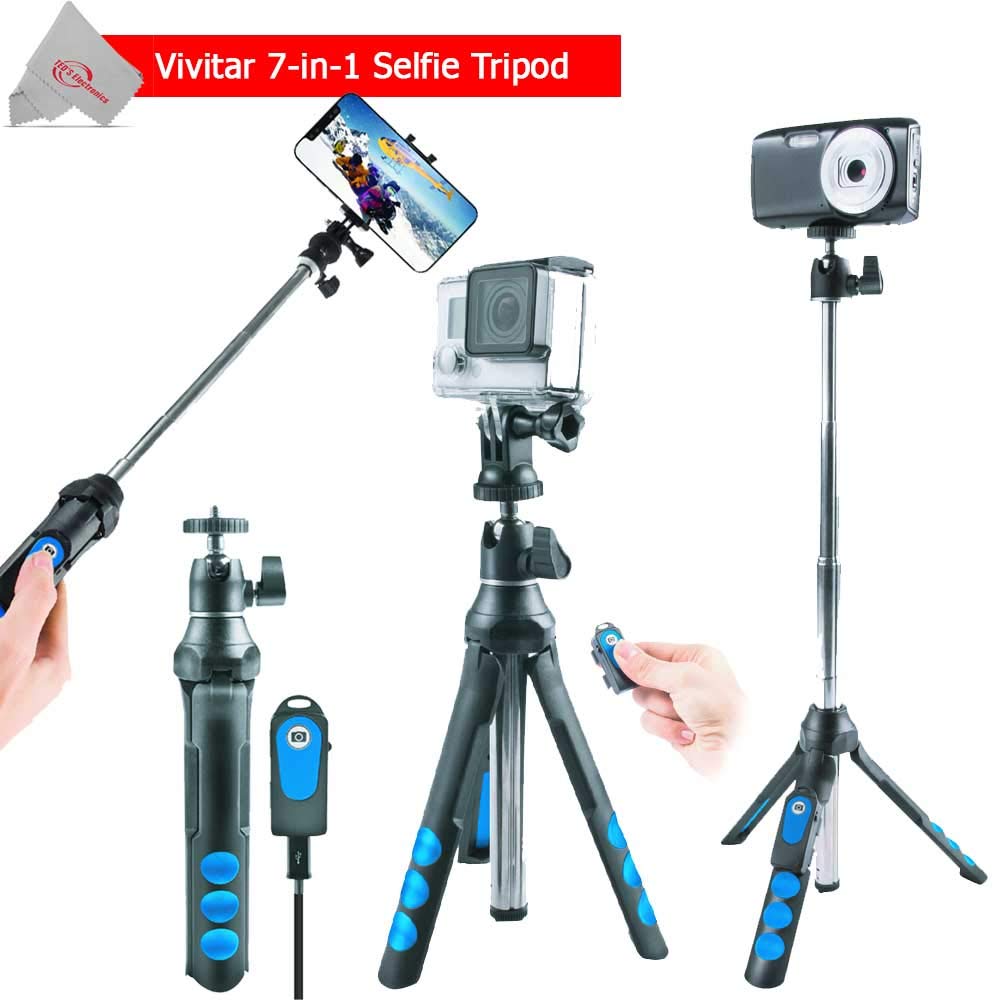 Foto 4 | Trípode Selfie Stick Vivitar 7 En 1 Para Cámaras De Teléfonos Inteligentes - Venta Internacional.