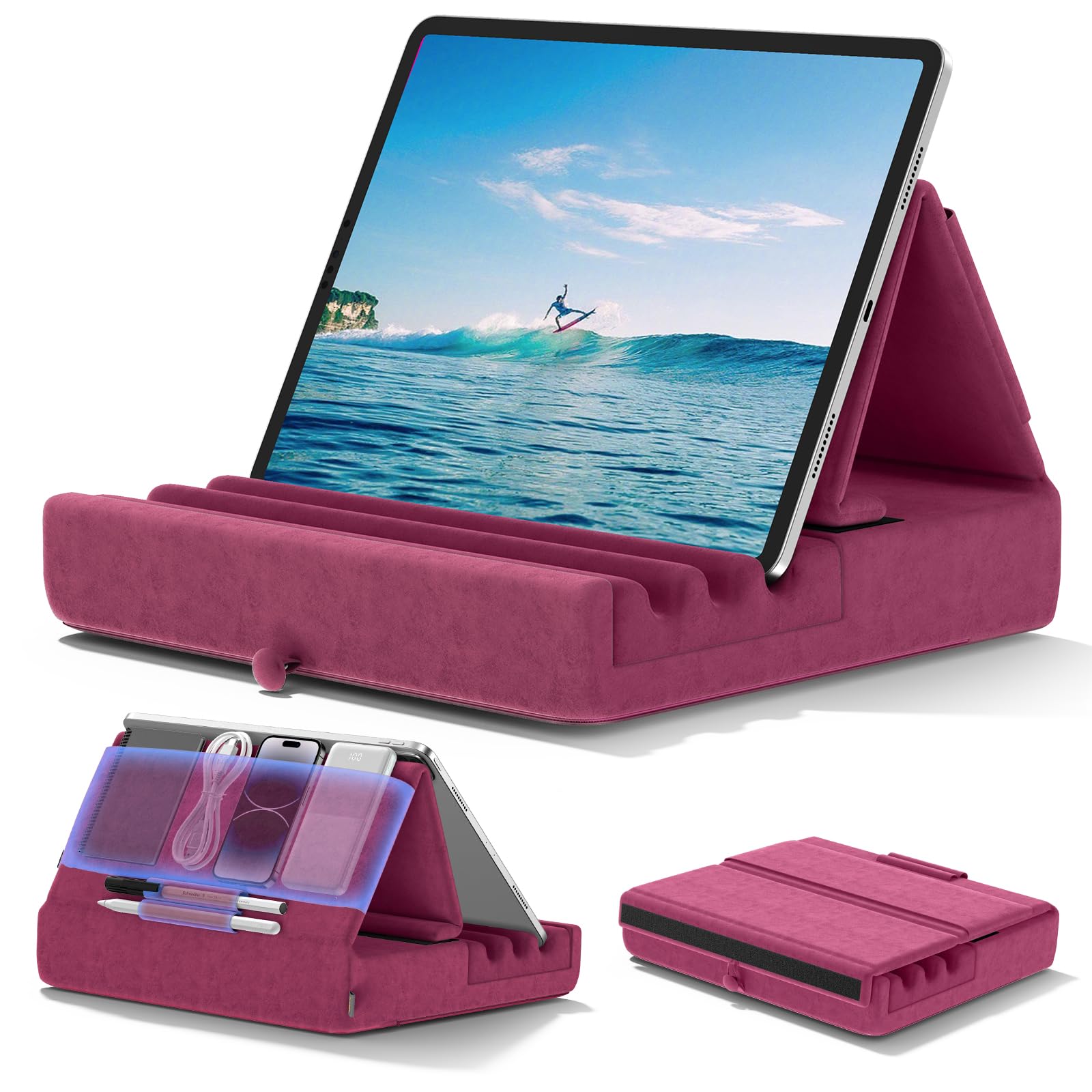 Soporte De Almohada Para Tableta Kdd Plegable Para Ipad, Para Regazo, Cama Y Escritorio - Venta Internacional.