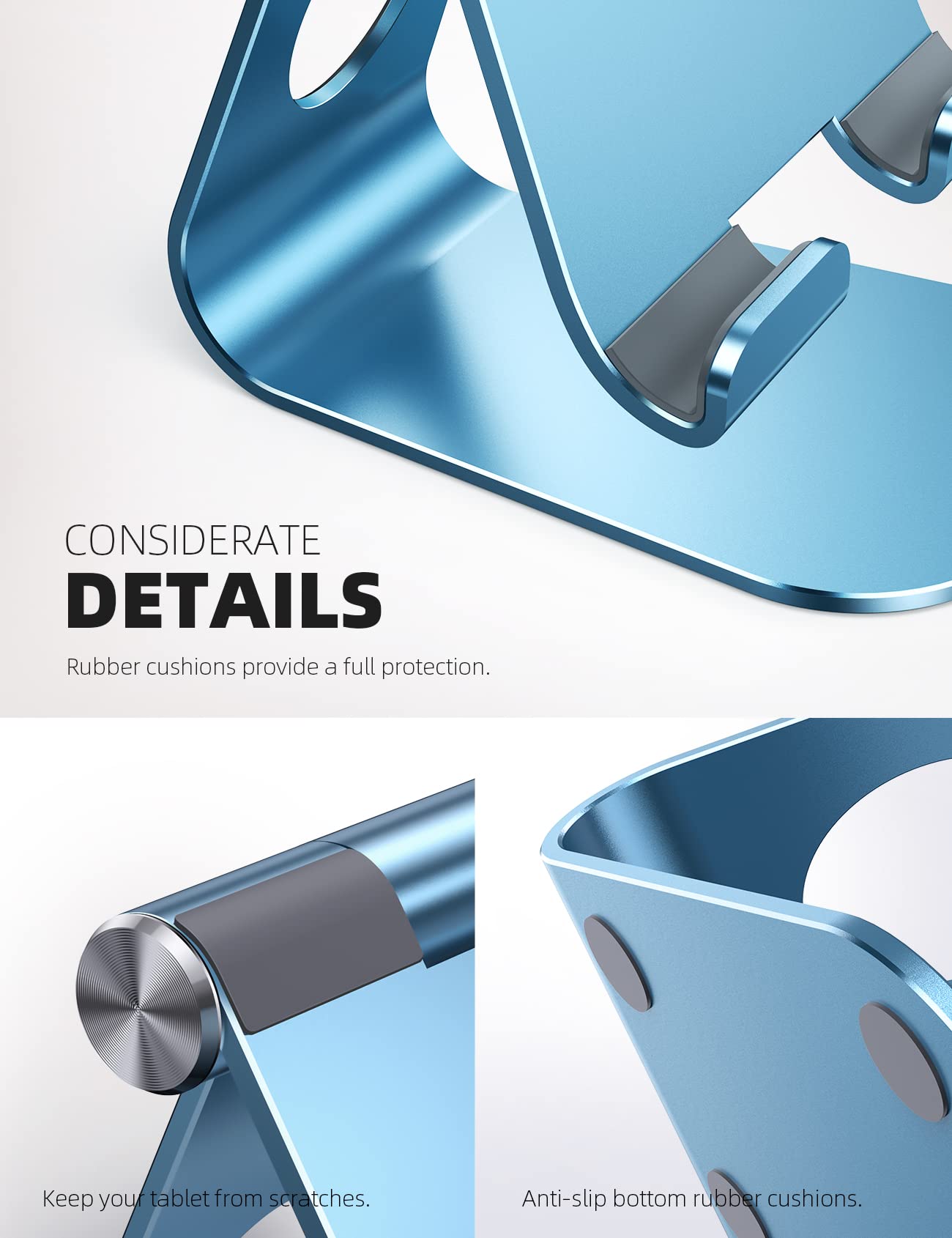 Foto 7 pulgar | Soporte Para Tableta Lamicall, Soporte De Escritorio Ajustable, Azul - Venta Internacional.