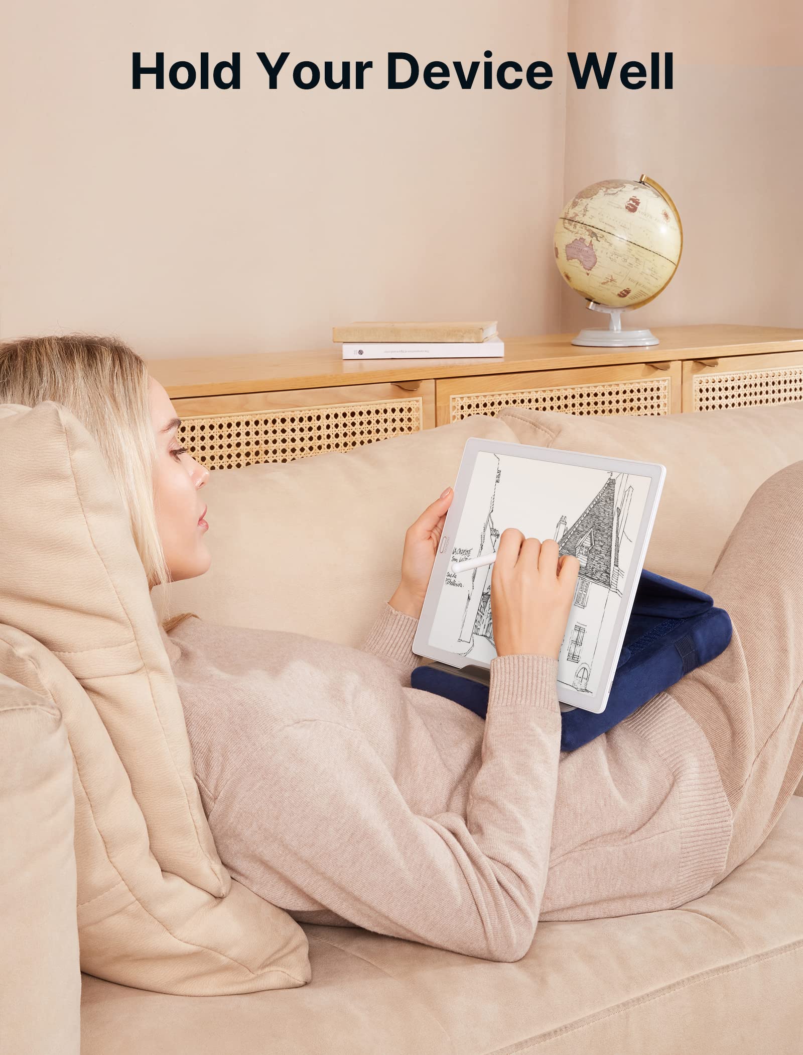 Foto 4 pulgar | Soporte De Almohada Para Tableta Jsaux Para Ipad Pro 11 10.5 9.7 10.2 Air Mini - Venta Internacional.