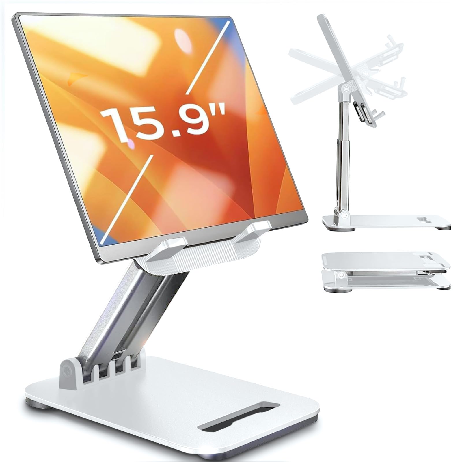 Foto 2 pulgar | Soporte Para Tableta Lisen Para Ipad Pro Holder De 4 A 15.9 Pulgadas, Blanco - Venta Internacional.