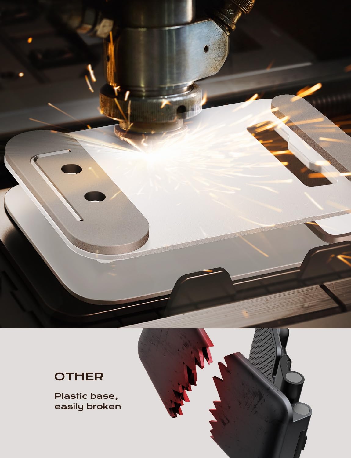 Foto 7 pulgar | Soporte Para Tableta Lisen Para Ipad Pro Holder De 4 A 15.9 Pulgadas, Blanco - Venta Internacional.