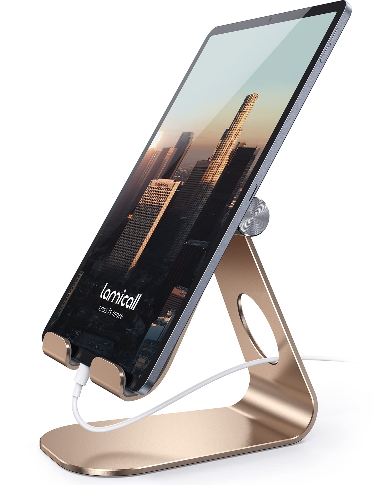 Soporte Para Tableta Lamicall, Soporte De Escritorio Ajustable, Dorado - Venta Internacional.