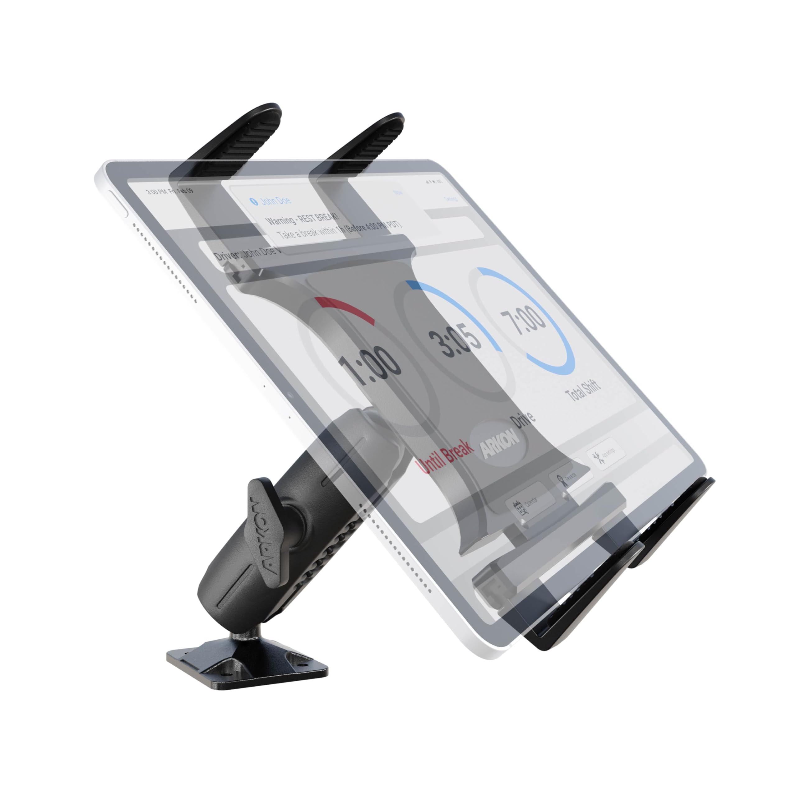 Foto 3 pulgar | Soporte Para Tableta Arkon Heavy Drill Base Para Ipad Y Samsung - Venta Internacional.