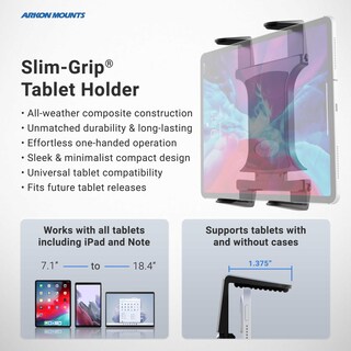 Foto 5 | Soporte Para Tableta Arkon Heavy Drill Base Para Ipad Y Samsung - Venta Internacional.