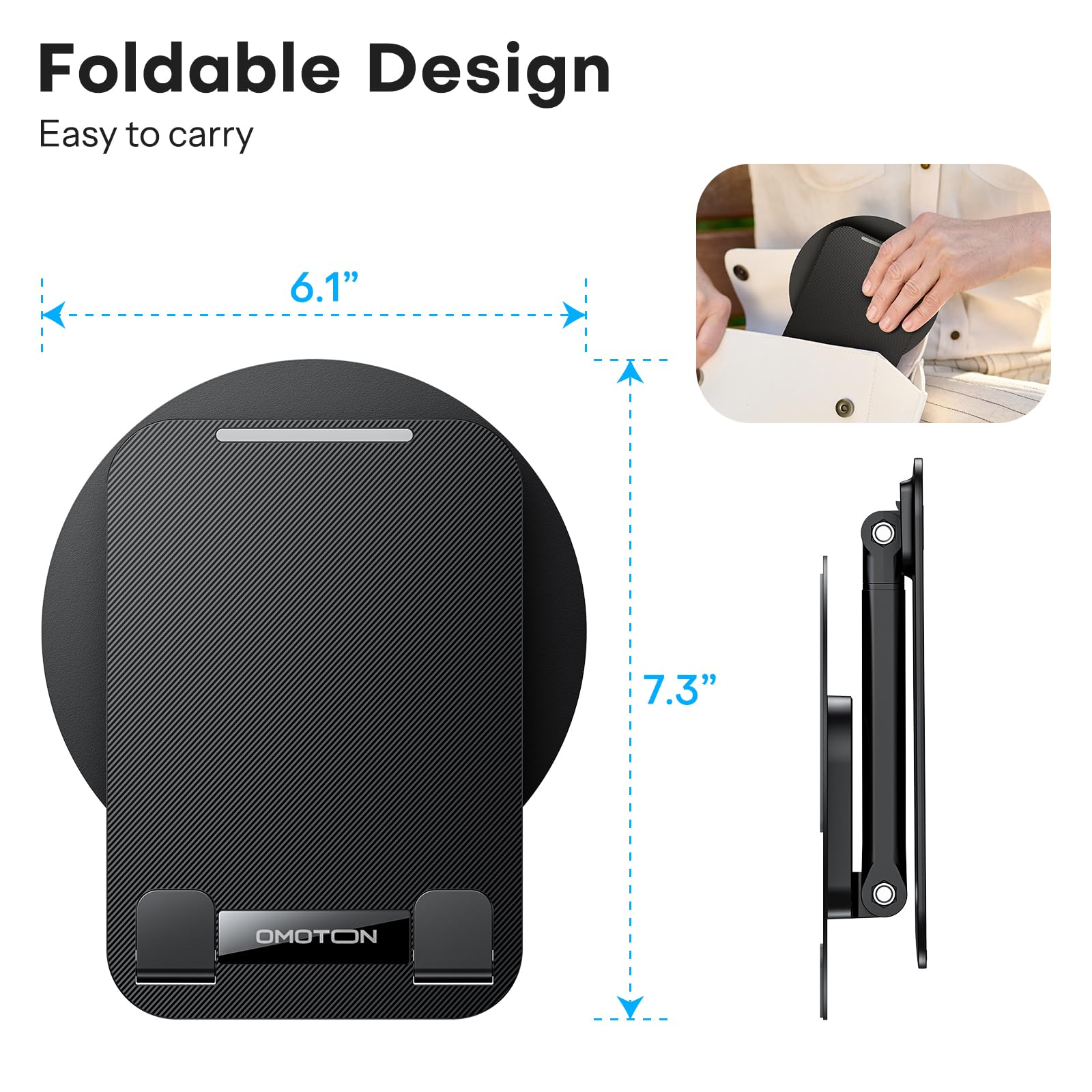Foto 8 pulgar | Soporte Para Tableta Omoton, Soporte Ajustable Para Ipad 4-15.6 - Venta Internacional.