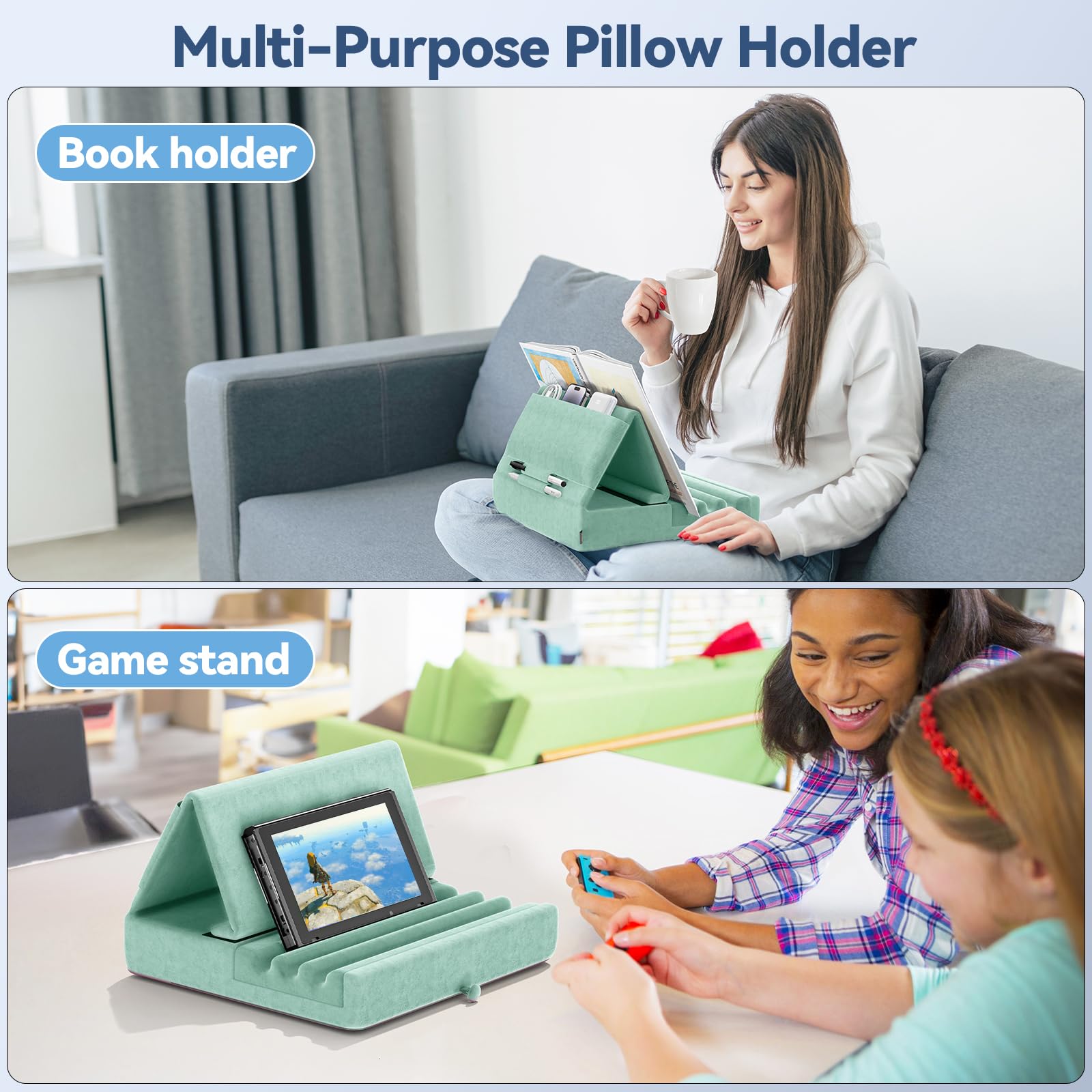 Foto 8 pulgar | Soporte De Almohada Para Tableta Kdd Plegable Para Ipad, Para Regazo, Cama Y Escritorio - Venta Internacional.