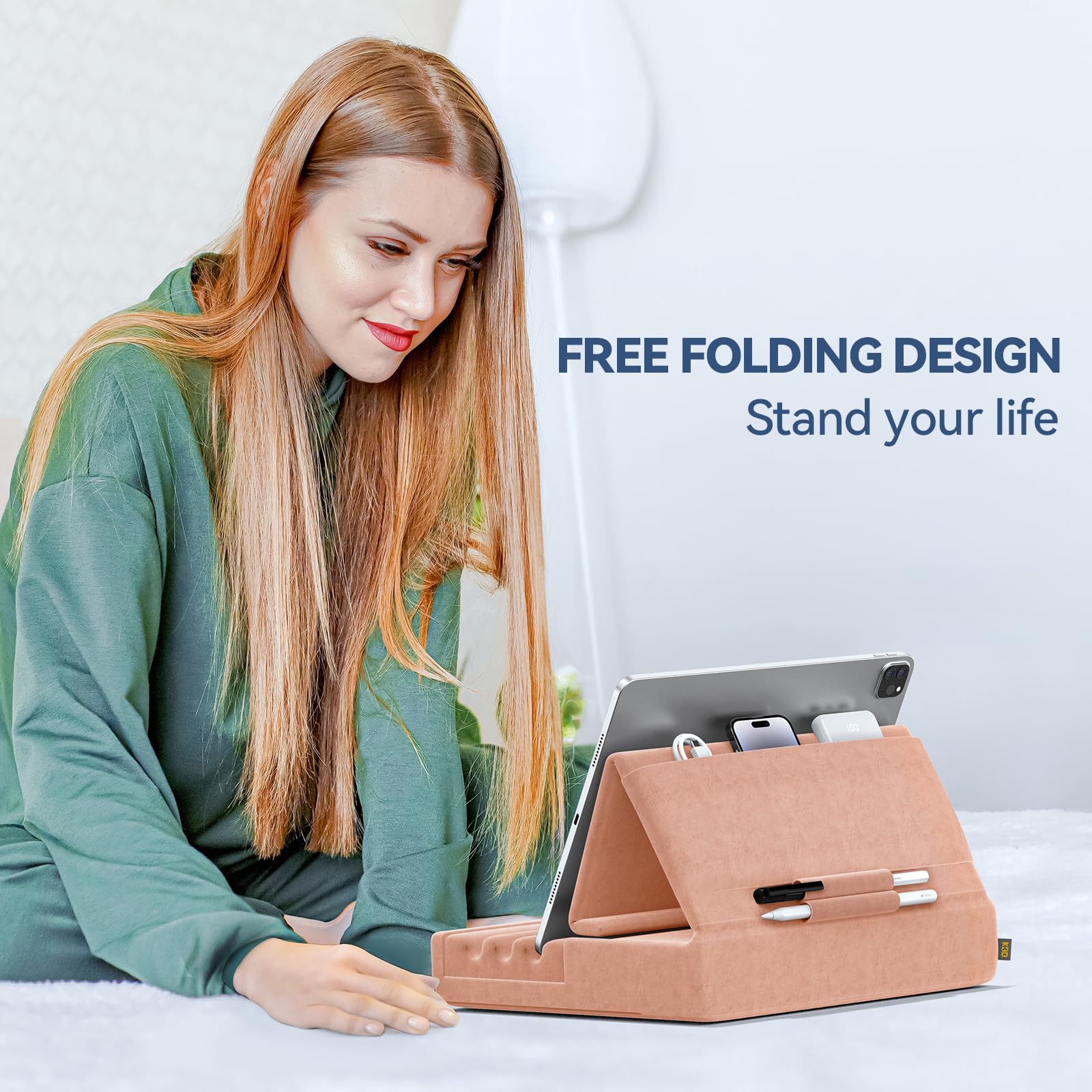Foto 3 pulgar | Soporte De Almohada Para Tableta Kdd Plegable Para Ipad, Para Regazo, Cama Y Escritorio - Venta Internacional.