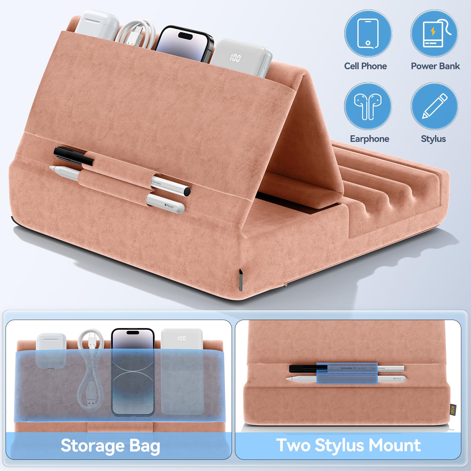 Foto 7 pulgar | Soporte De Almohada Para Tableta Kdd Plegable Para Ipad, Para Regazo, Cama Y Escritorio - Venta Internacional.
