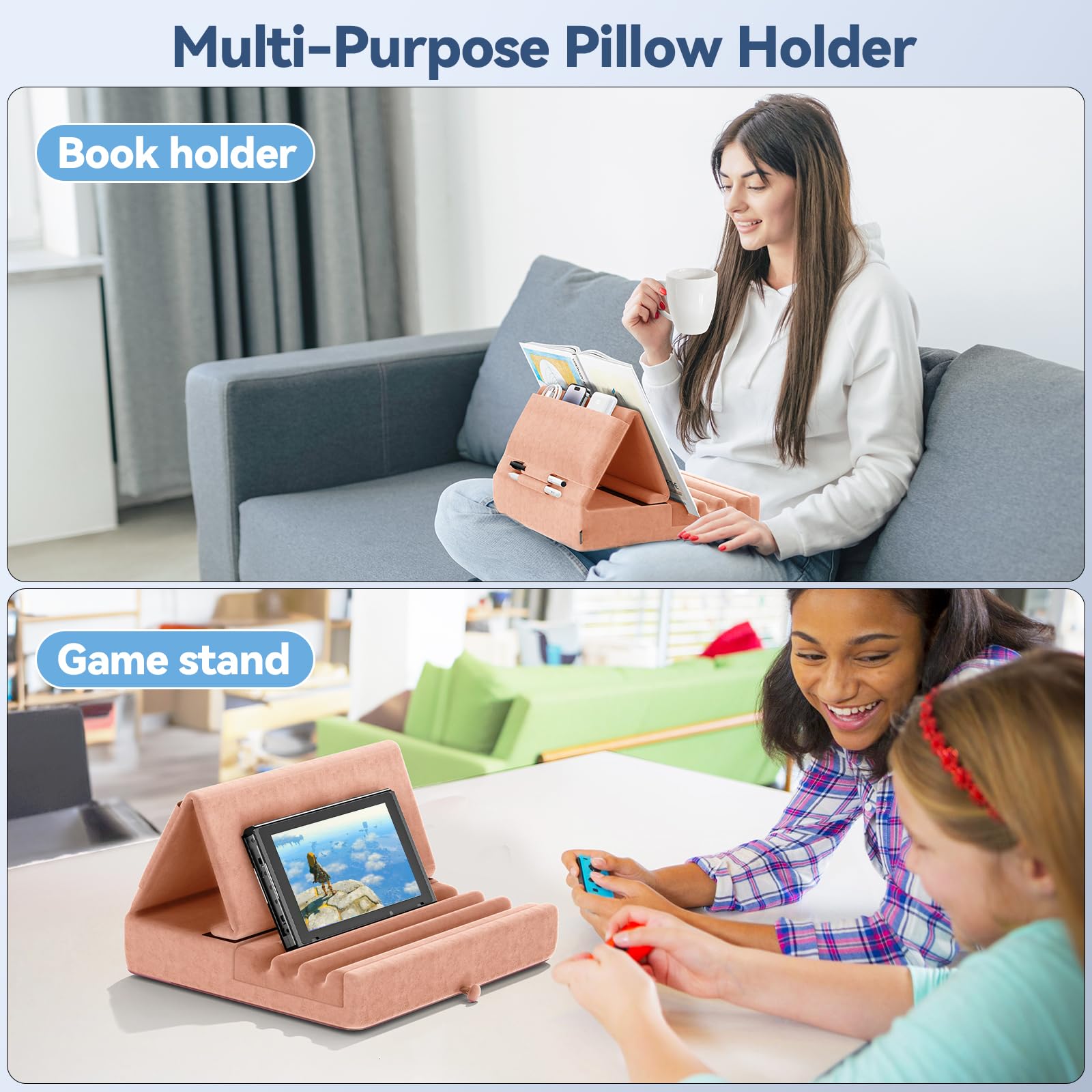 Foto 8 pulgar | Soporte De Almohada Para Tableta Kdd Plegable Para Ipad, Para Regazo, Cama Y Escritorio - Venta Internacional.