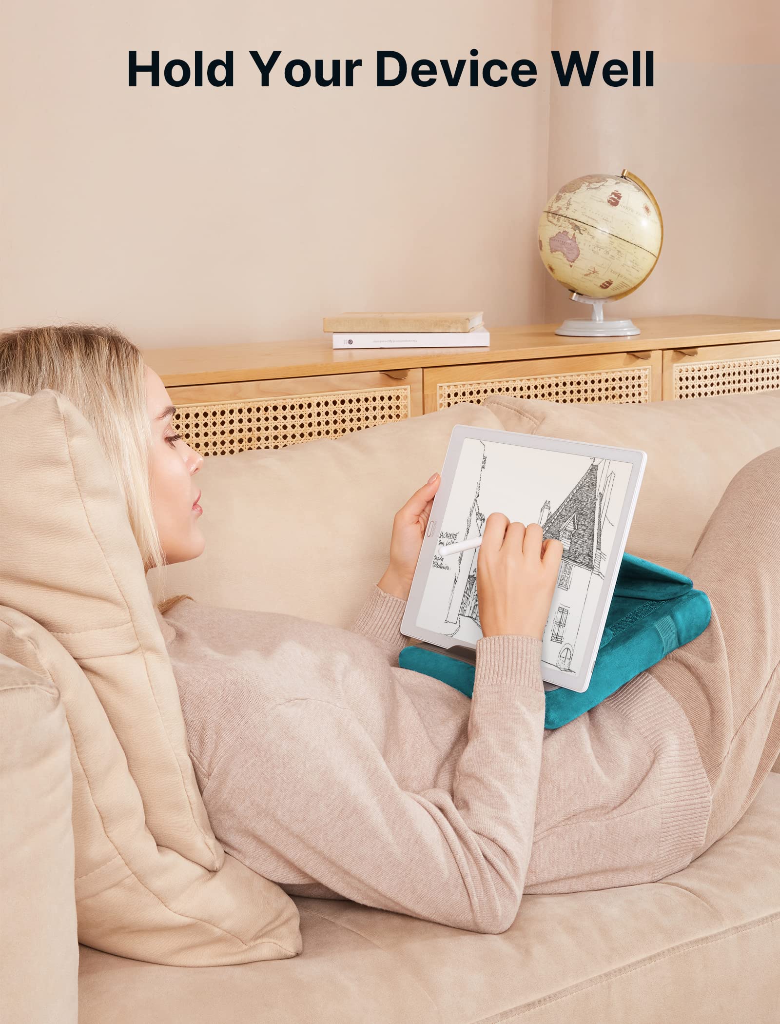 Foto 2 | Soporte De Almohada Para Tableta Jsaux Para Ipad Pro 11 10.5 9.7 10.2 Air Mini - Venta Internacional.