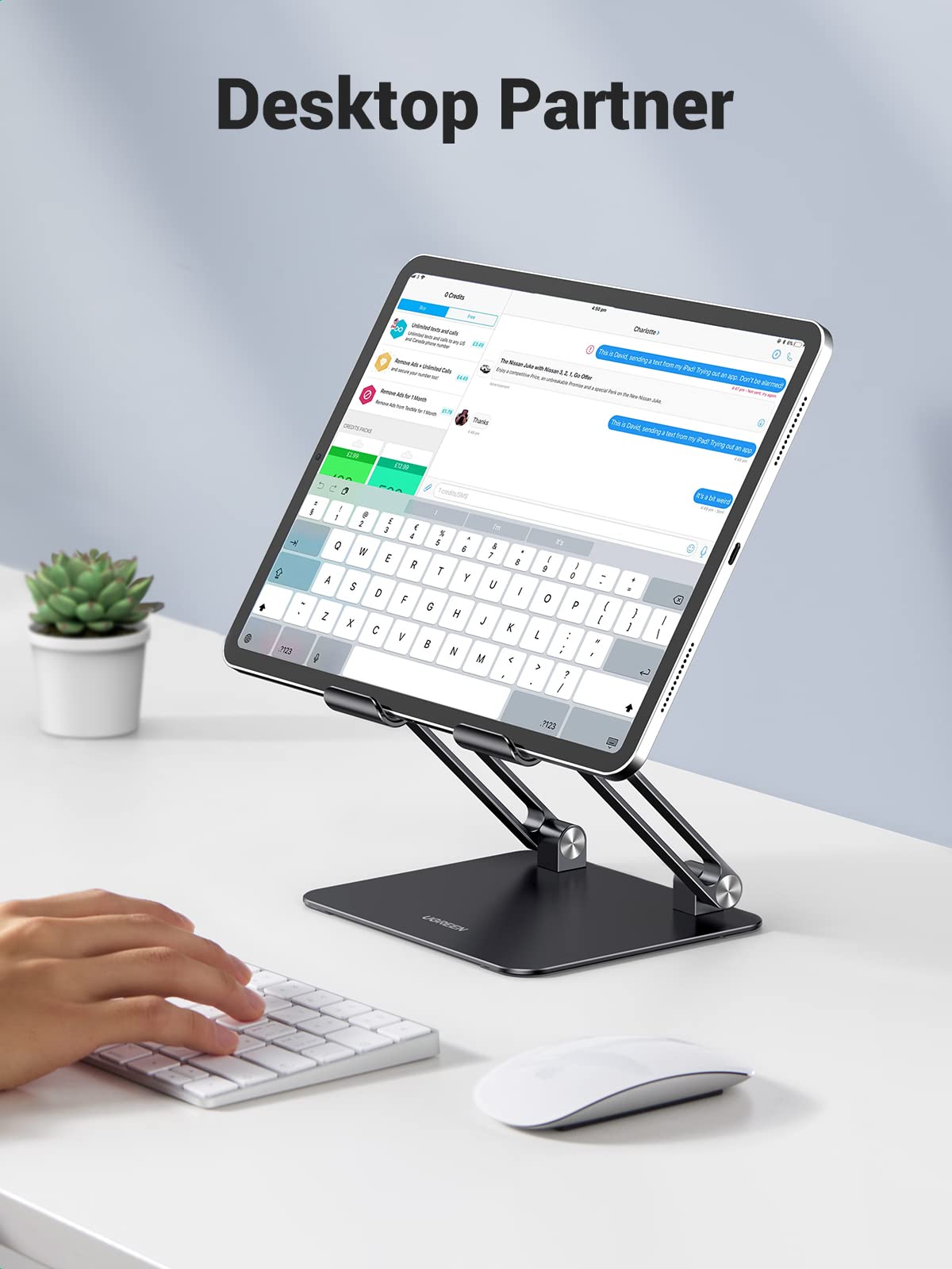Foto 3 pulgar | Soporte De Tableta Ugreen De Aluminio Para Ipad Pro Air Mini - Venta Internacional.