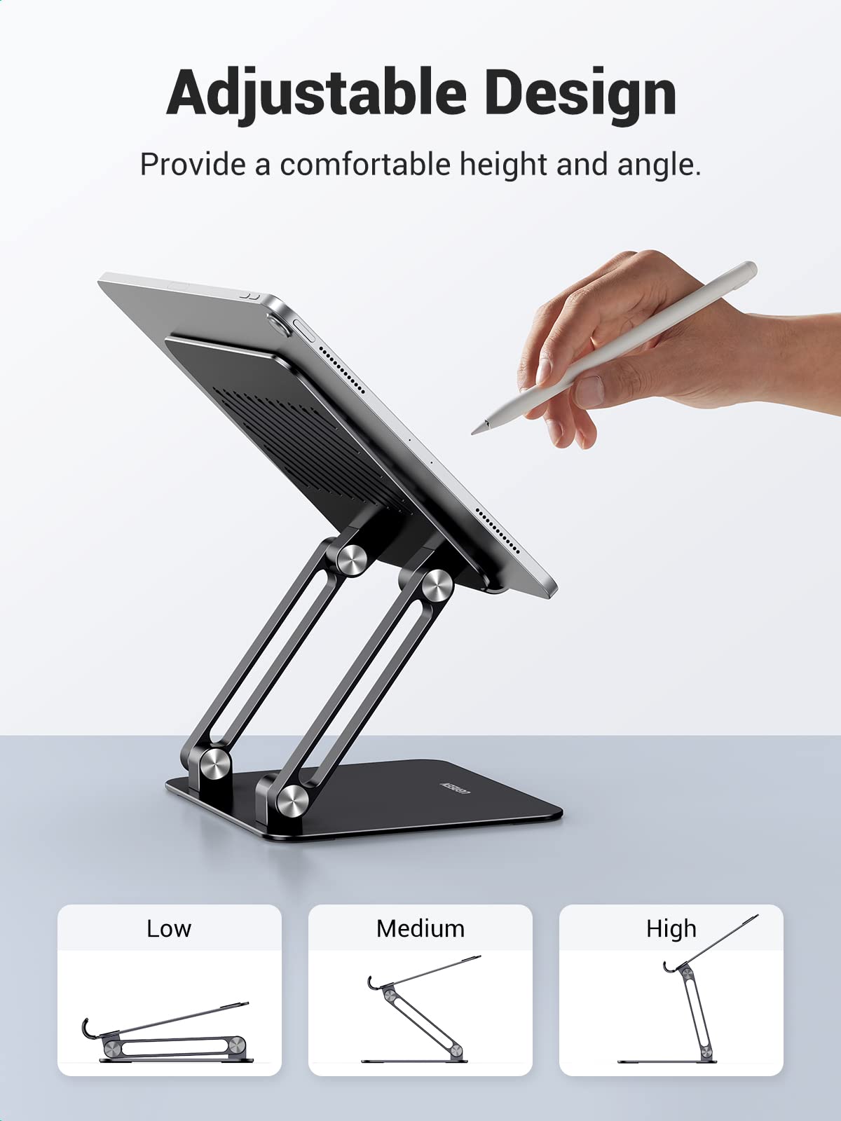 Foto 4 pulgar | Soporte De Tableta Ugreen De Aluminio Para Ipad Pro Air Mini - Venta Internacional.