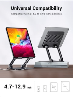 Foto 6 | Soporte De Tableta Ugreen De Aluminio Para Ipad Pro Air Mini - Venta Internacional.