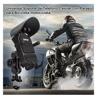 Foto 2 | Soporte Porta Celular Antirrobo Para Motocicleta Amortiguador, Belug Negro