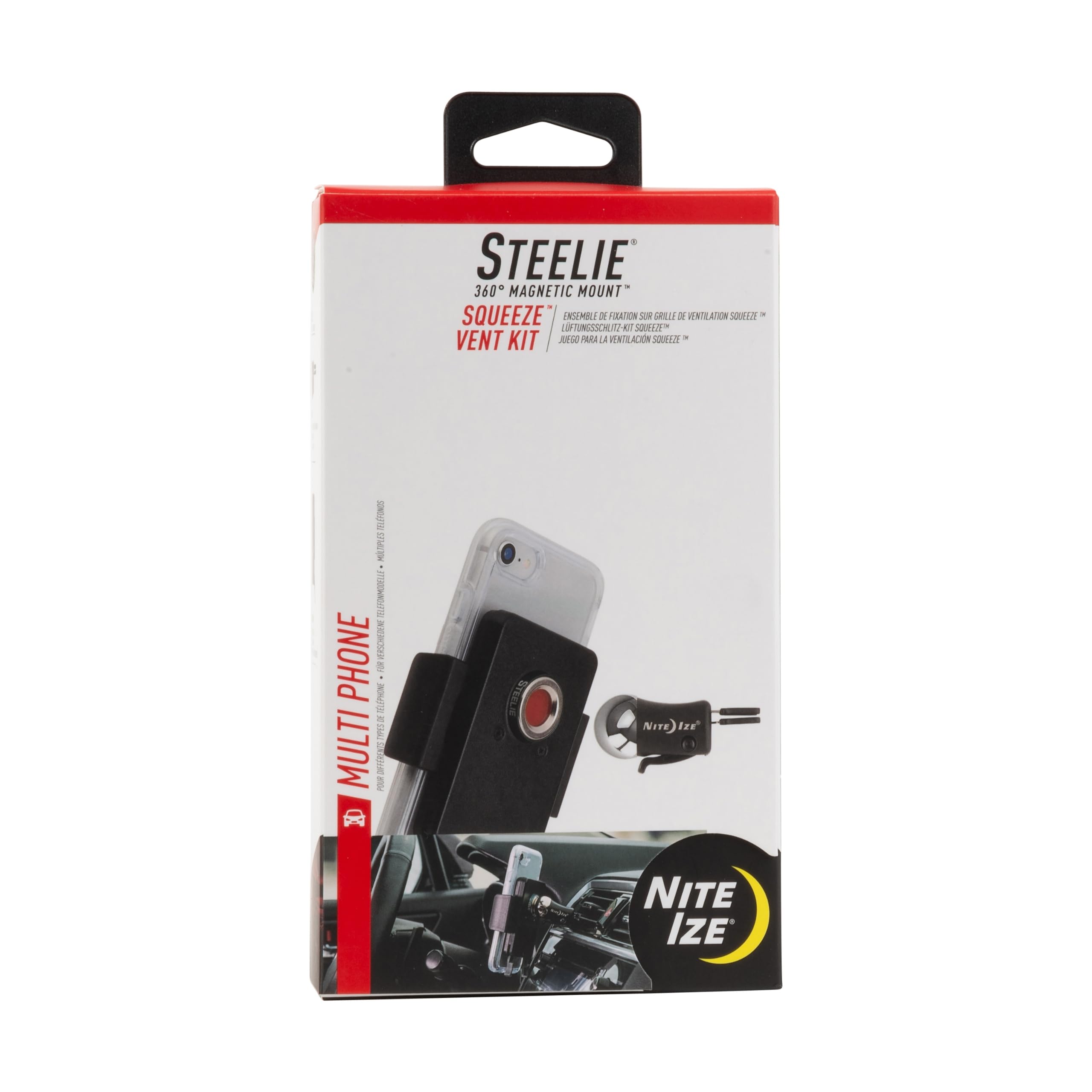 Foto 2 pulgar | Soporte Magnético Para Teléfono Celular Nite Ize Steelie Vent Kit - Venta Internacional.