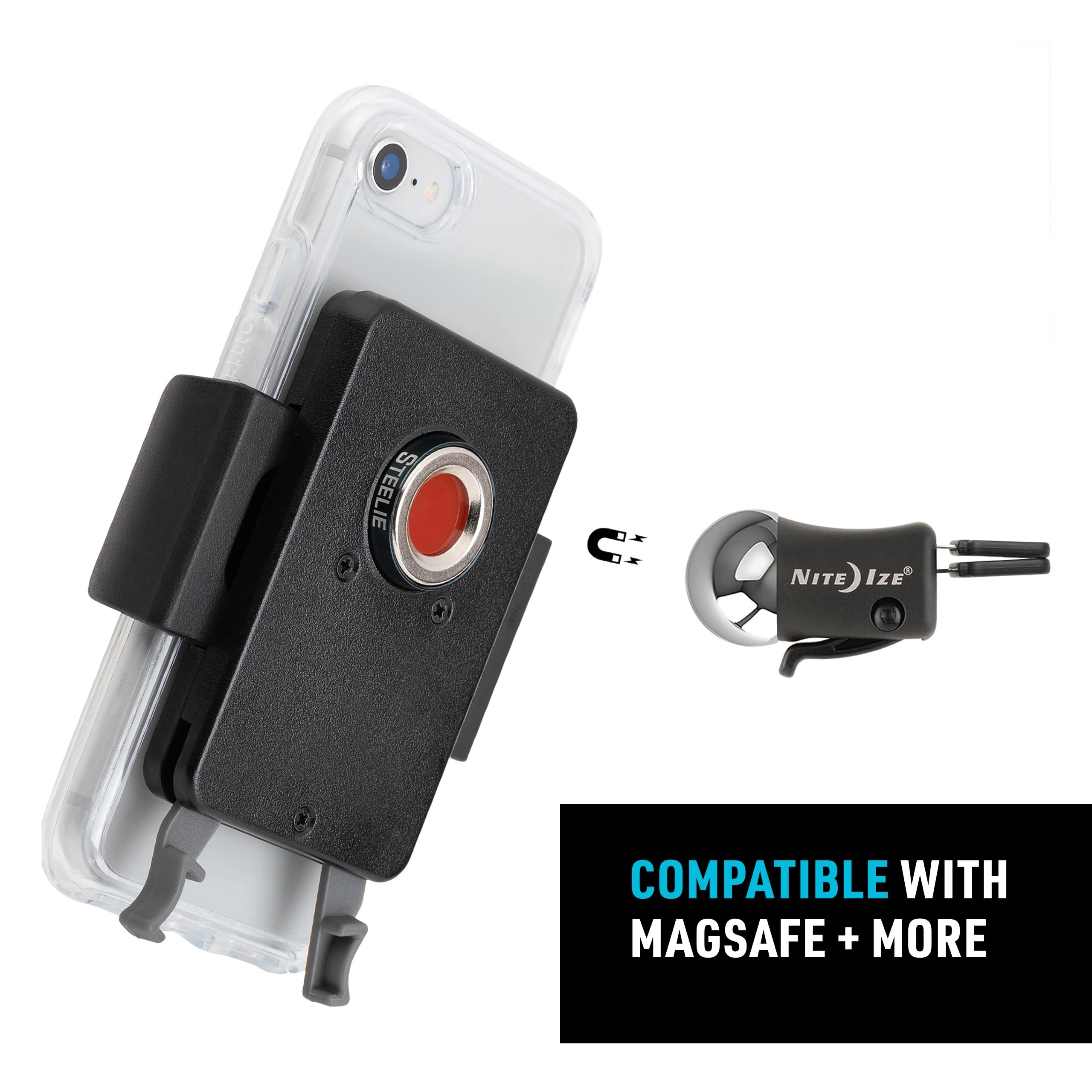 Foto 5 pulgar | Soporte Magnético Para Teléfono Celular Nite Ize Steelie Vent Kit - Venta Internacional.