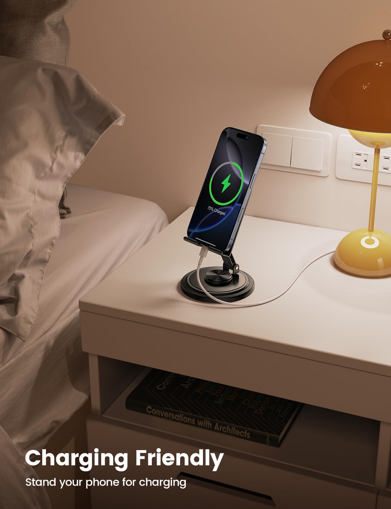 Foto 4 pulgar | Soporte De Teléfono Lamicall Ajustable Con Rotación De 360° Para Escritorio - Venta Internacional.