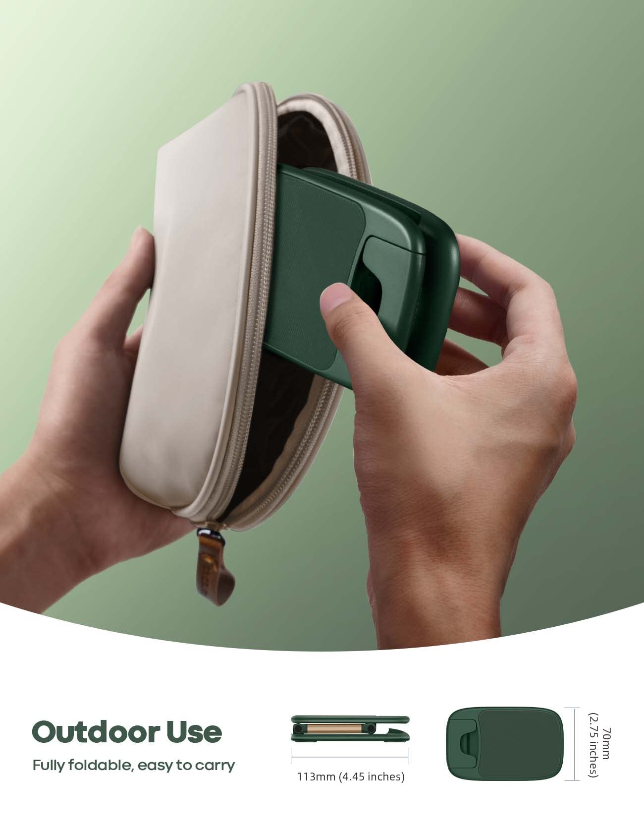 Foto 4 | Soporte Para Teléfono Lamicall Green, Escritorio De Oficina, Soporte Para Iphone, Acrílico - Venta Internacional.