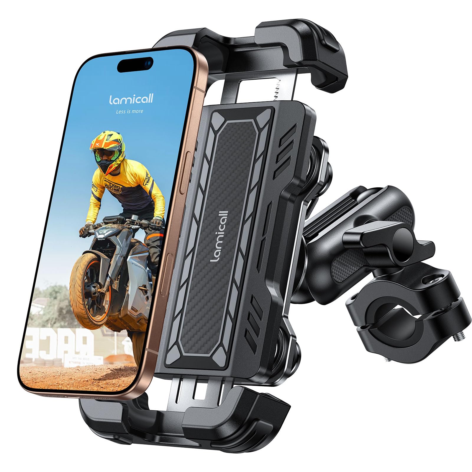 Foto 2 pulgar | Soporte De Teléfono Lamicall Metal Para Moto Para Iphone - Venta Internacional.