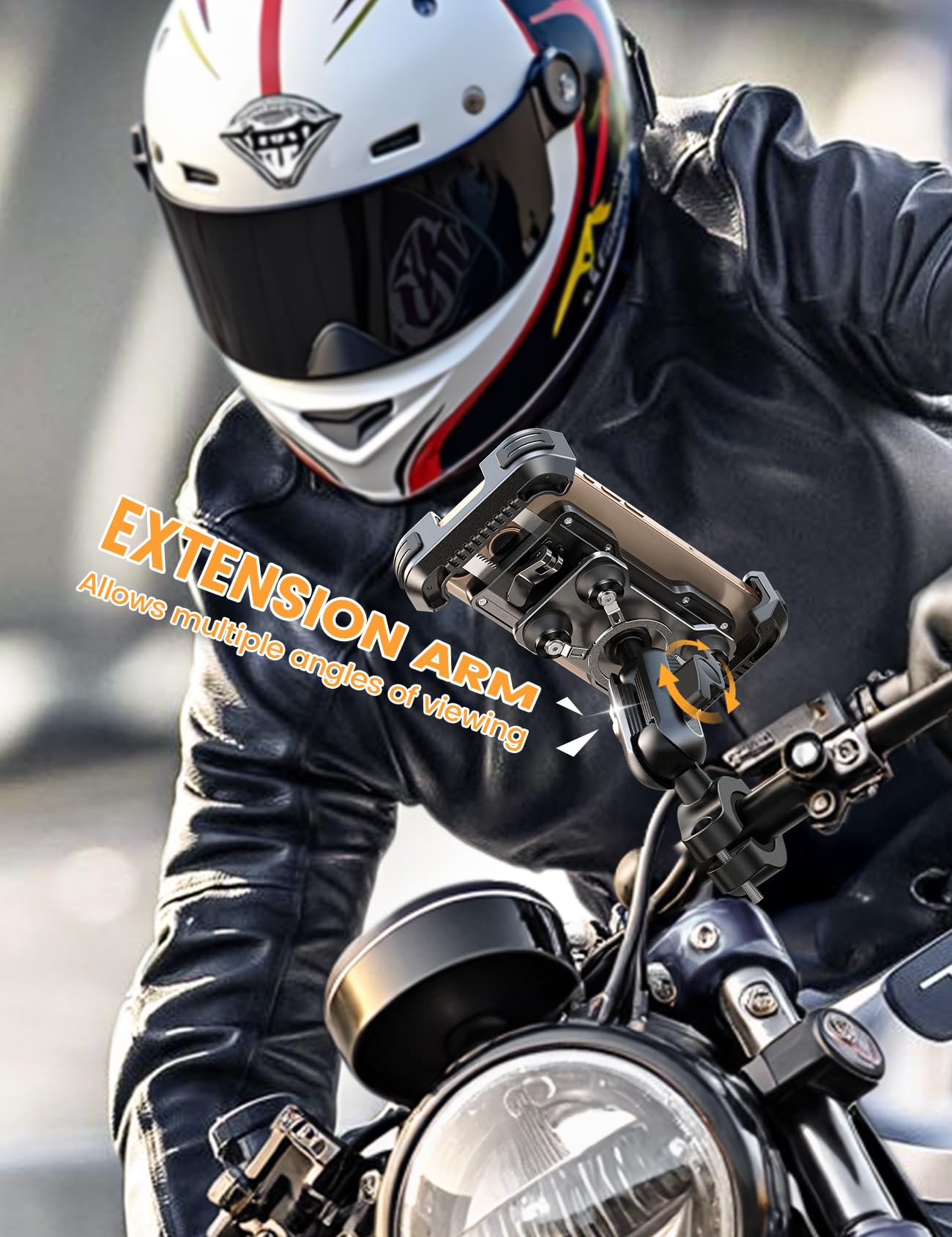 Foto 4 | Soporte De Teléfono Lamicall Metal Para Moto Para Iphone - Venta Internacional.