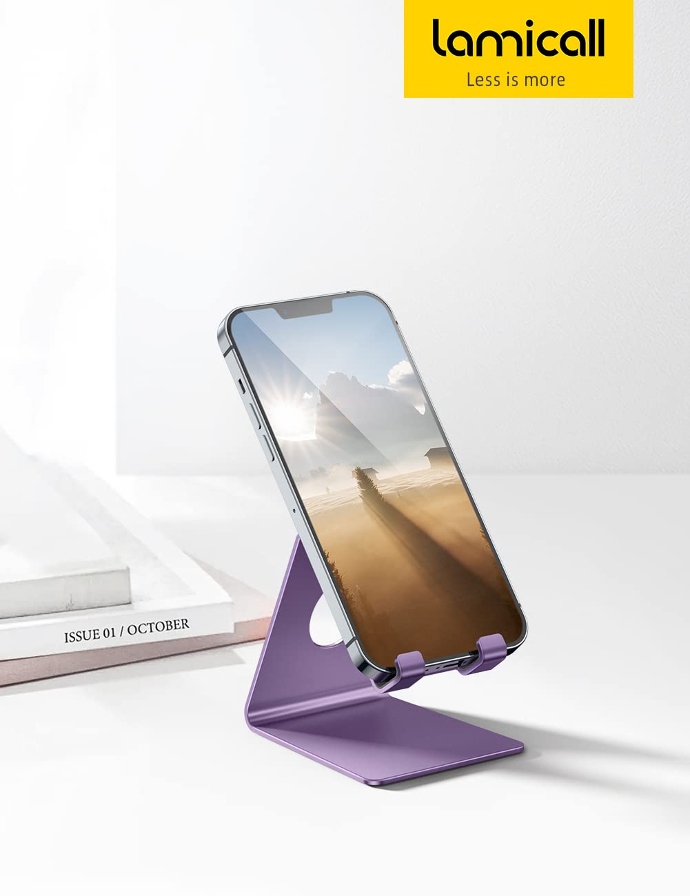 Foto 8 pulgar | Soporte para Celular Lamicall Morado-Venta Internacional