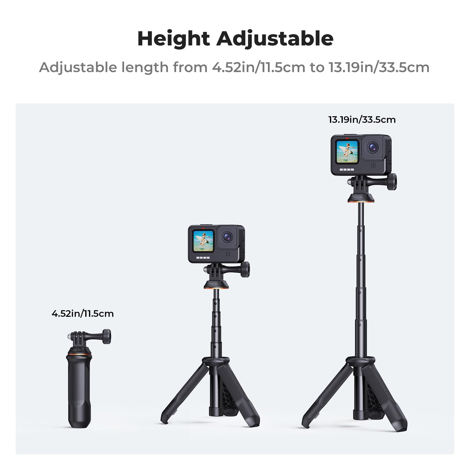 Foto 3 pulgar | Selfie Stick K&f Concept Para Gopro Con Soporte De Trípode - Venta Internacional.