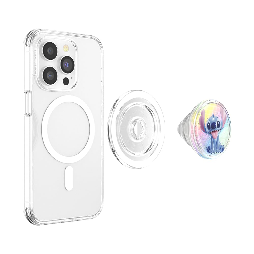 Foto 4 pulgar | Empuñadura Redonda Para Teléfono Popsockets, Compatible Con Magsafe Disney Stitch - Venta Internacional.