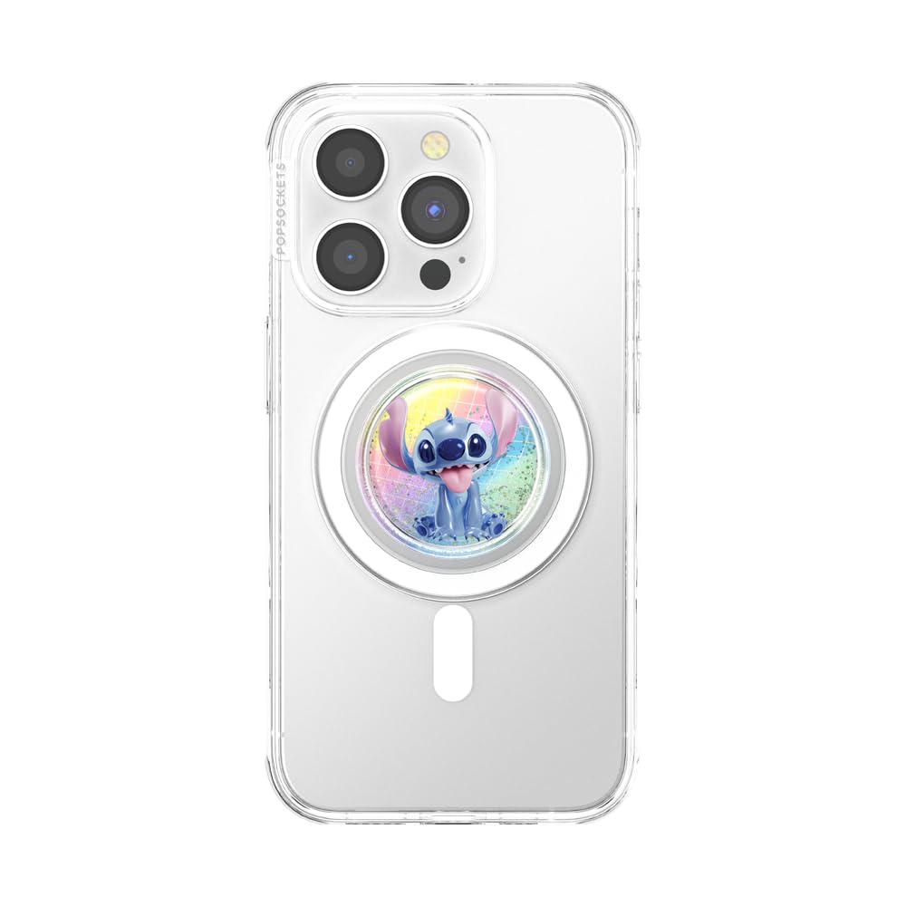Foto 5 pulgar | Empuñadura Redonda Para Teléfono Popsockets, Compatible Con Magsafe Disney Stitch - Venta Internacional.