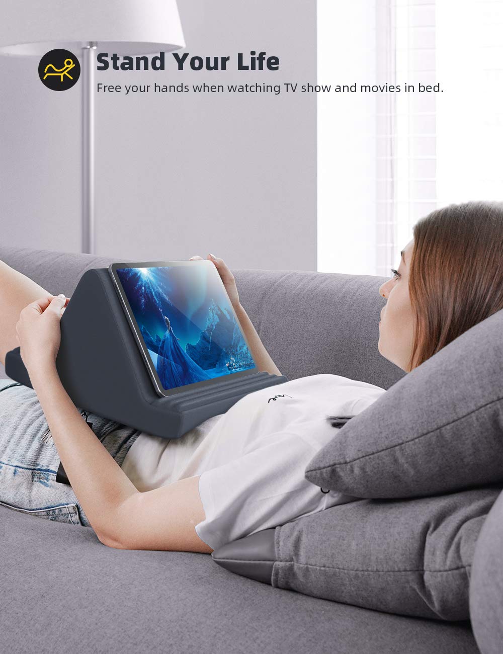 Foto 2 | Soporte De Almohada Para Tabletas Lamicall, Almohadilla Suave Para 4 A 13 Años - Venta Internacional.