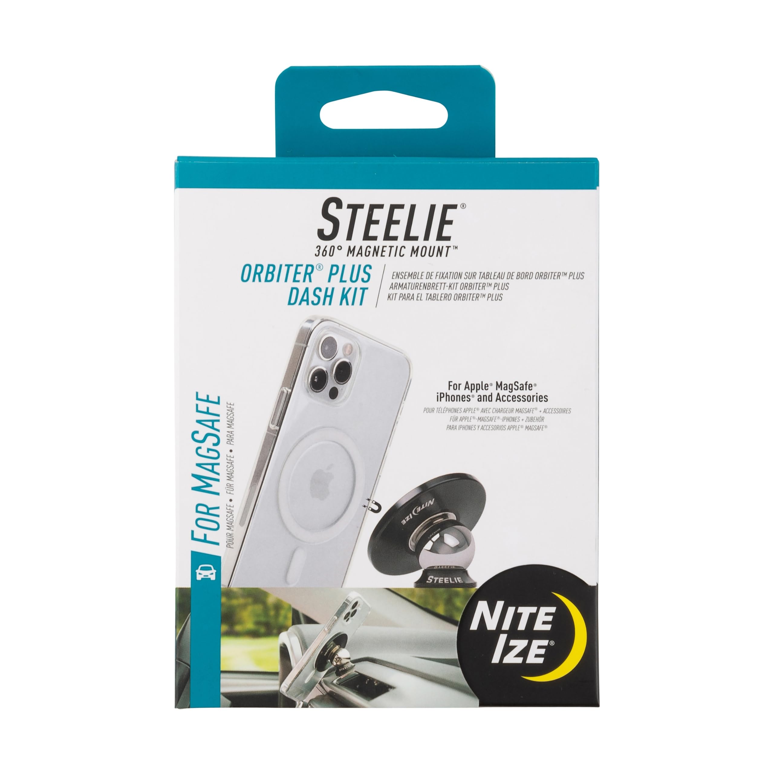 Foto 1 | Soporte Magnético Para Teléfono Nite Ize Steelie Orbiter Plus Dash - Venta Internacional.