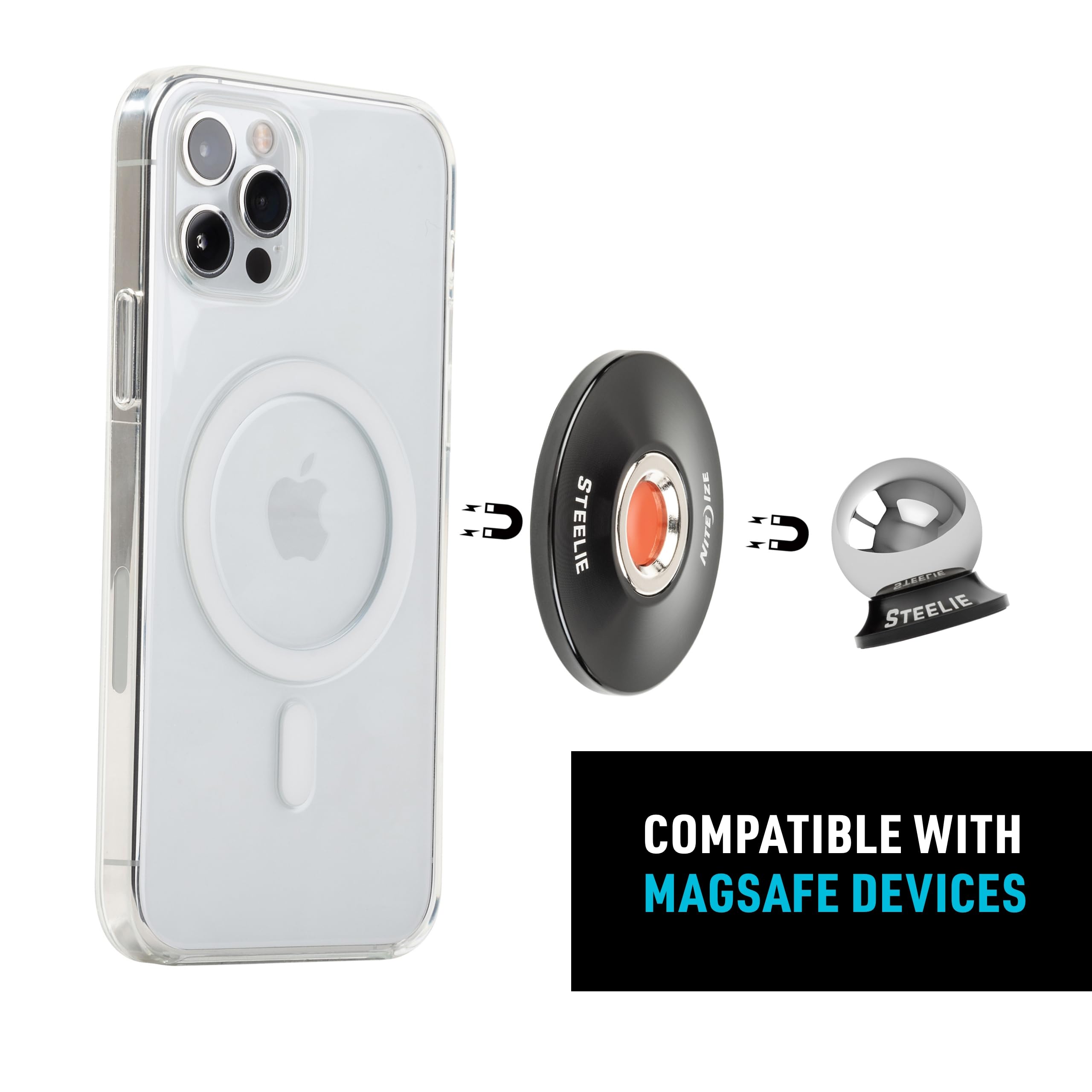 Foto 4 pulgar | Soporte Magnético Para Teléfono Nite Ize Steelie Orbiter Plus Dash - Venta Internacional.
