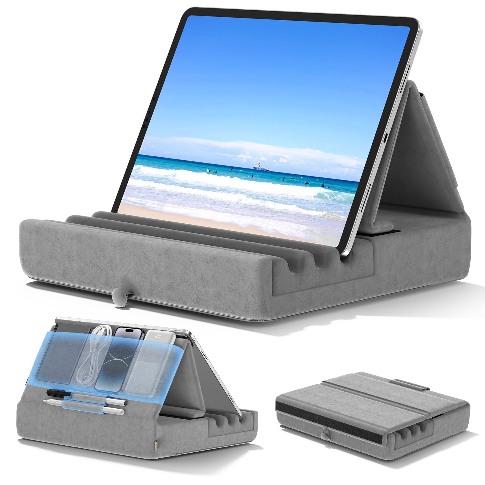 Foto 2 pulgar | Soporte De Almohada Para Tableta Kdd Plegable Para Ipad, Para Regazo, Cama Y Escritorio - Venta Internacional.