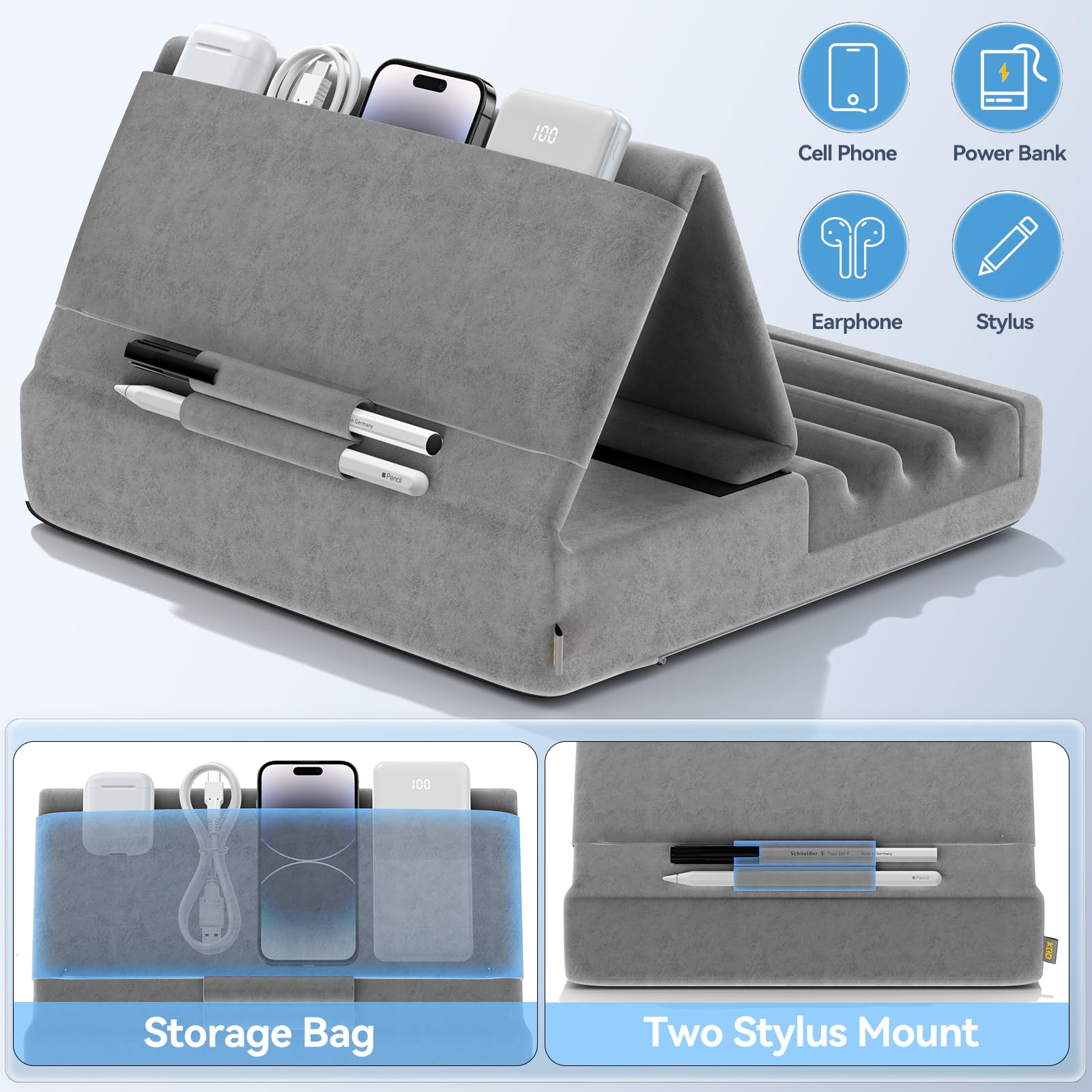 Foto 6 pulgar | Soporte De Almohada Para Tableta Kdd Plegable Para Ipad, Para Regazo, Cama Y Escritorio - Venta Internacional.