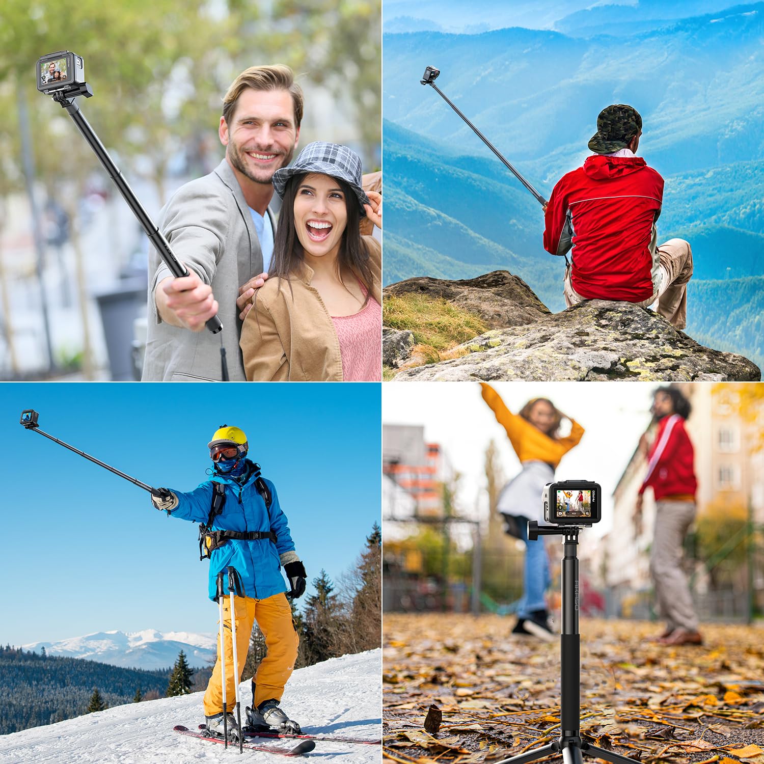 Foto 7 pulgar | Accesorios Para Cámaras De Acción Akaso Selfie Stick Con Trípode - Venta Internacional.