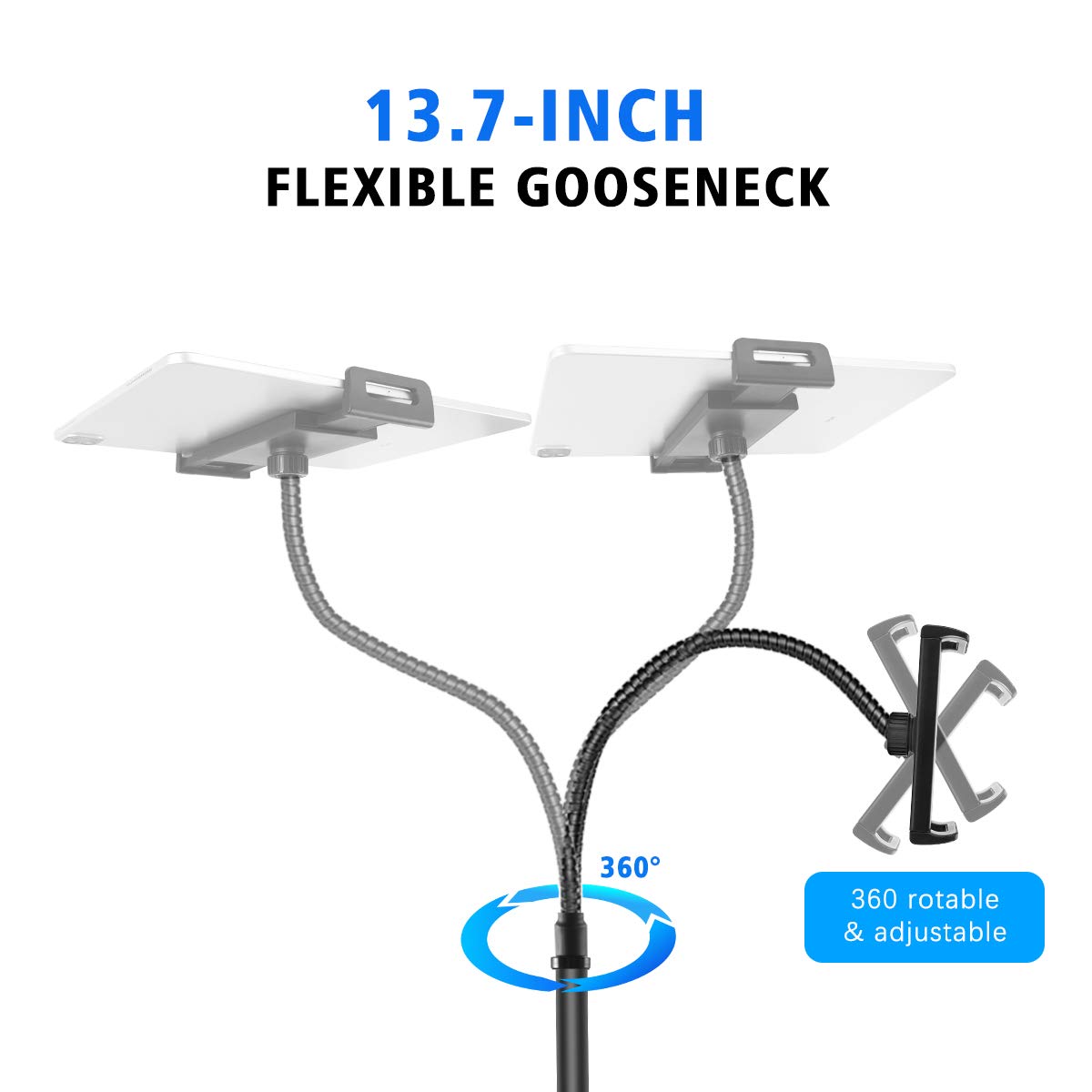 Foto 5 pulgar | Soporte De Suelo Aicase De Aluminio Con Altura Ajustable Para Ipad - Venta Internacional.