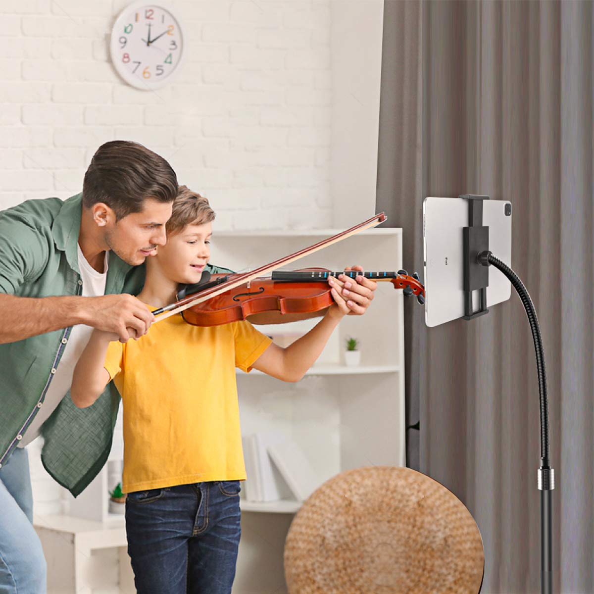 Foto 7 | Soporte De Suelo Aicase De Aluminio Con Altura Ajustable Para Ipad - Venta Internacional.