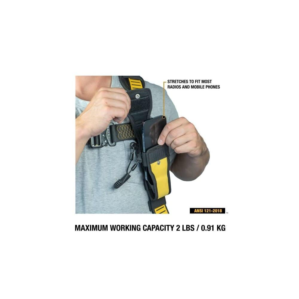 Foto 5 pulgar | Soporte Para Radio/teléfono Móvil Dewalt, Cuerpo De Poliéster Resistente - Venta Internacional.