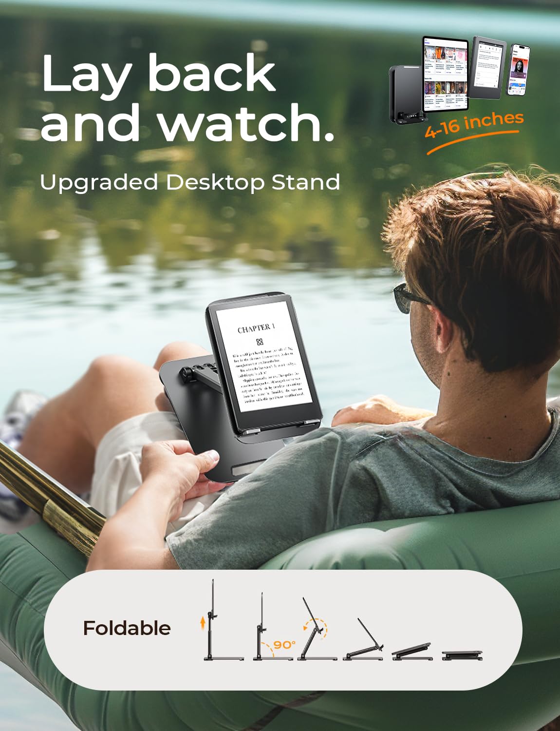 Foto 6 pulgar | Soporte Para Tableta Lisen Para Ipad, Soporte De Escritorio, Plegable Y Portátil - Venta Internacional.